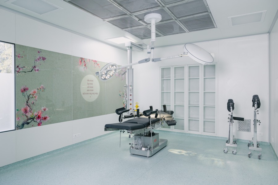 Modular operation theatre at Nanda Medical Center