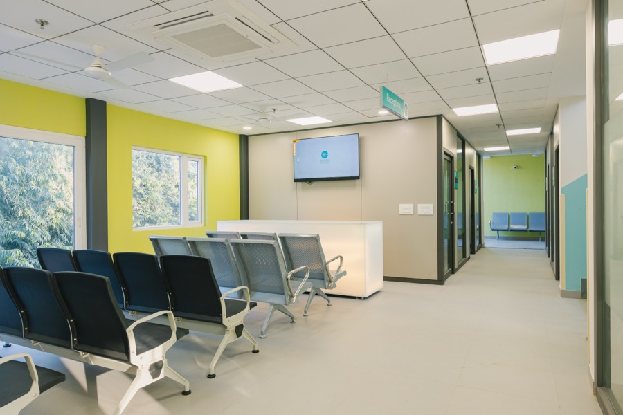 Reception and front desk area